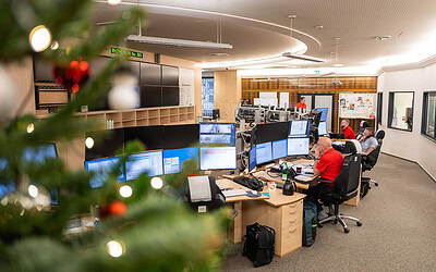 Wir funken an den Weihnachtsmann