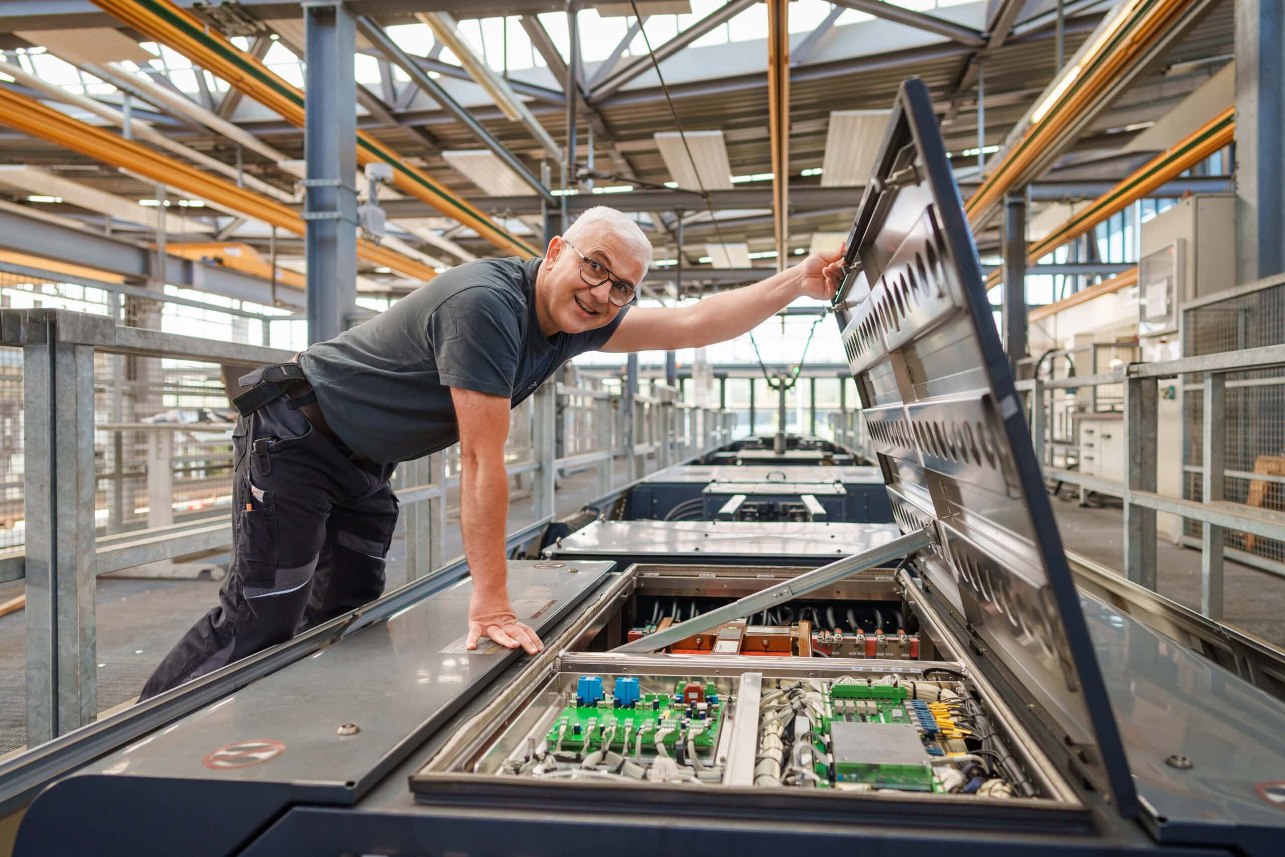 Mucki am Herz der Straßenbahn
