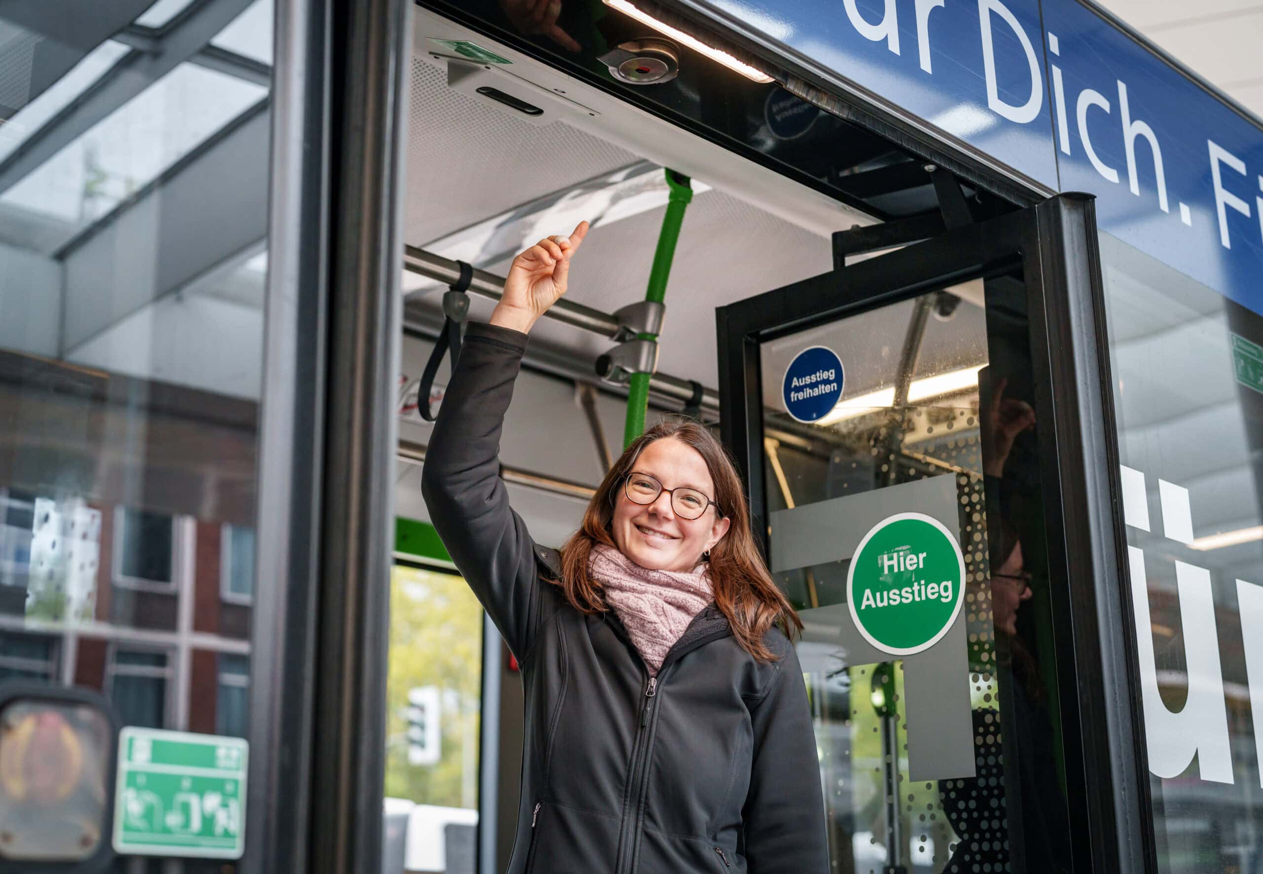 Durch Technik im Bus werden Daten zu den Fahrgastzahlen ermittelt